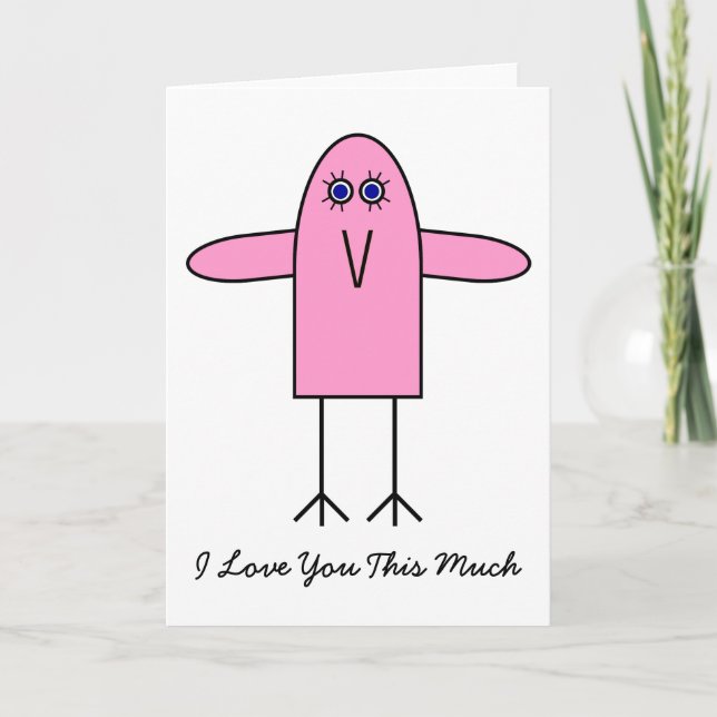 Cartes Pour Fêtes Annuelles Vous Aimez tant (Devant)