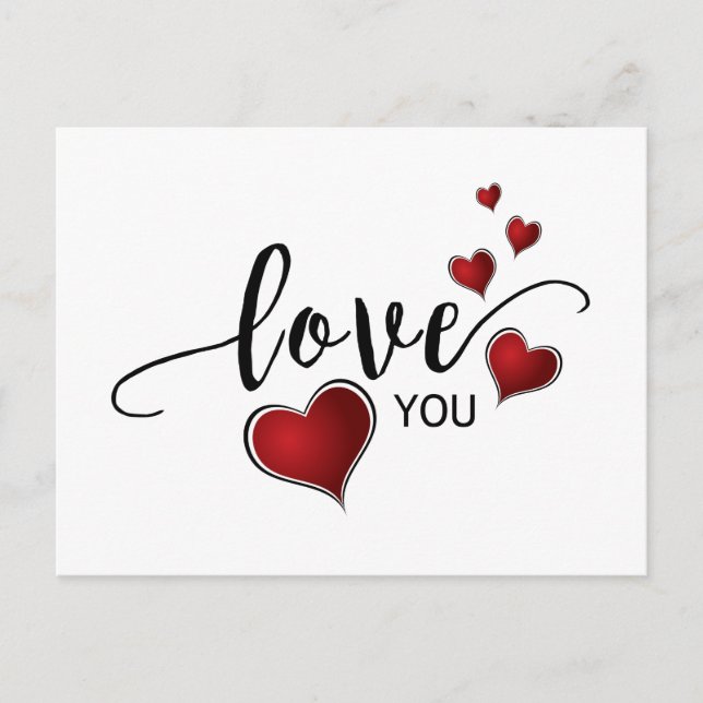 Cartes Pour Fêtes Annuelles Vous aimez Valentine (Devant)