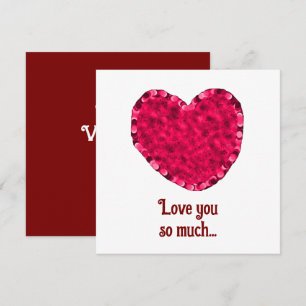 Cartes Pour Fêtes Annuelles Vous aimez Valentine