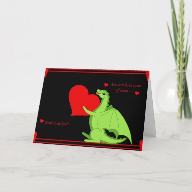 Cartes Pour Fêtes Annuelles Vous avez besoin d'amour ? (Devant)