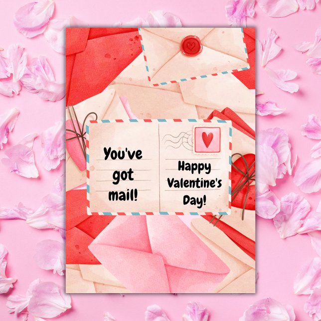Cartes Pour Fêtes Annuelles Vous avez reçu un courrier Classroom Valentine's D (Créateur téléchargé)