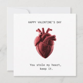 Cartes Pour Fêtes Annuelles Vous avez volé mon cœur à la Saint-Valentin