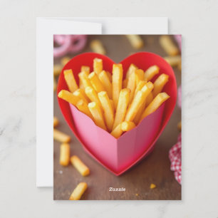 Cartes Pour Fêtes Annuelles Vous avez volé mon cœur… et la plupart de mes frit