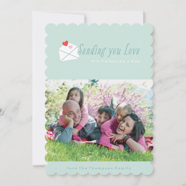 Cartes Pour Fêtes Annuelles Vous envoyer Love Valentine's Day Card (Devant)