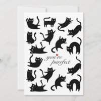 VOUS ÊTES DES CHATS NOIRS HEUREUX PARFAITS