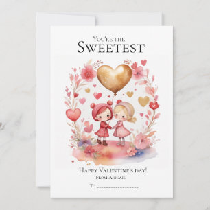 Cartes Pour Fêtes Annuelles Vous êtes l'ami le plus mignon de la Saint Valenti