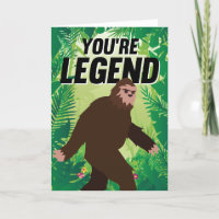 Vous êtes Légende Bigfoot anniversaire