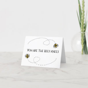 Cartes Pour Fêtes Annuelles Vous Êtes Les Abeilles Genoux