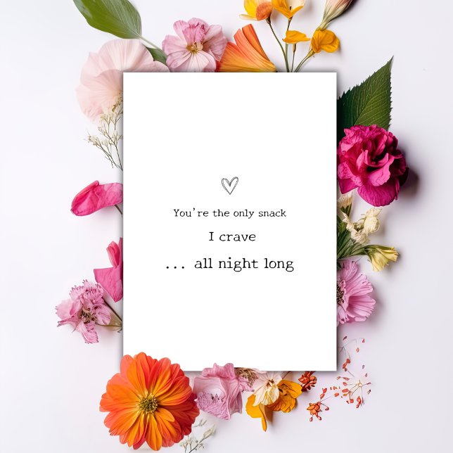 Cartes Pour Fêtes Annuelles Vous êtes les seuls snacks pour la Saint-Valentin  (Créateur téléchargé)