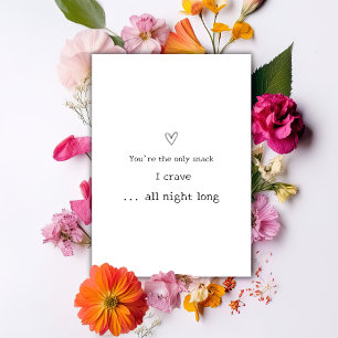 Cartes Pour Fêtes Annuelles Vous êtes les seuls snacks Sale et humoristique Va