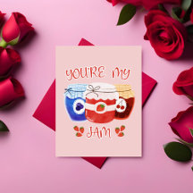 Vous êtes ma Jam Valentines Day Card