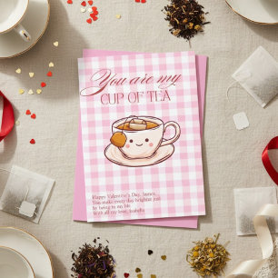 Cartes Pour Fêtes Annuelles Vous êtes ma tasse de thé Funny Valentines Day