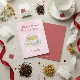 Cartes Pour Fêtes Annuelles Vous êtes ma tasse de thé Funny Valentines Day