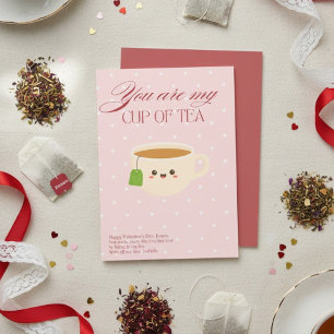 Cartes Pour Fêtes Annuelles Vous êtes ma tasse de thé Funny Valentines Day