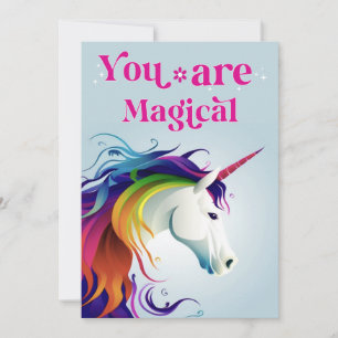 Cartes Pour Fêtes Annuelles Vous êtes magique