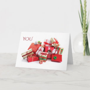 CARTES POUR FÊTES ANNUELLES VOUS ÊTES "MON CADEAU DE NOËL SPÉCIAL"