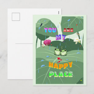 Cartes Pour Fêtes Annuelles Vous êtes mon endroit heureux