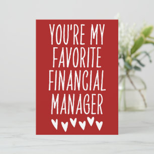 Cartes Pour Fêtes Annuelles Vous êtes mon gestionnaire financier préféré pour