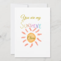 vous êtes mon soleil jaune orange rayons de soleil