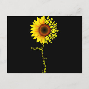 Cartes Pour Fêtes Annuelles Vous Êtes Mon Sunshine Sunflower Softball