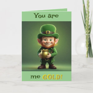 Cartes Pour Fêtes Annuelles Vous êtes My Gold St. Patrick's Day Card