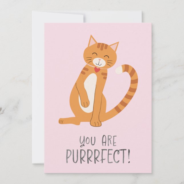 Cartes Pour Fêtes Annuelles Vous êtes PurrrFaits (Devant)