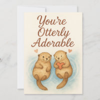 Vous êtes tout simplement adorable – Douces loutre