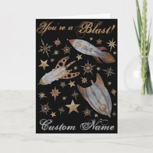 Cartes Pour Fêtes Annuelles Vous êtes un Blast - Custom Steampunk