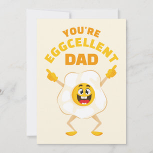 Cartes Pour Fêtes Annuelles Vous êtes un papa Eggcellent pour la fête des père