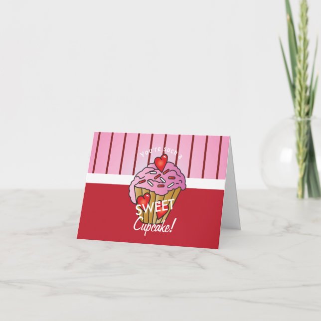 Cartes Pour Fêtes Annuelles Vous êtes un petit gâteau si doux - Valentine (Devant)