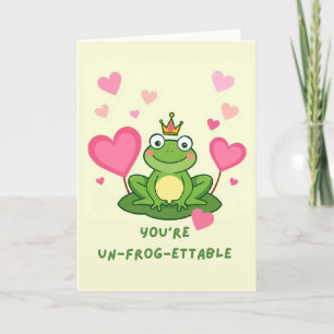 Cartes Pour Fêtes Annuelles Vous êtes une Grenouille inoubliable pour la Saint