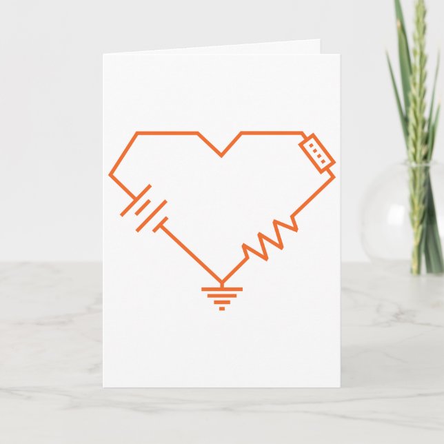 Cartes Pour Fêtes Annuelles Vous Fry My Circuits - Nerdy Engineer Valentine Ca (Devant)