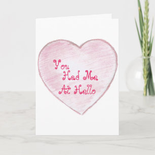 Cartes Pour Fêtes Annuelles Vous m'avez eu de Hello Paper Heart