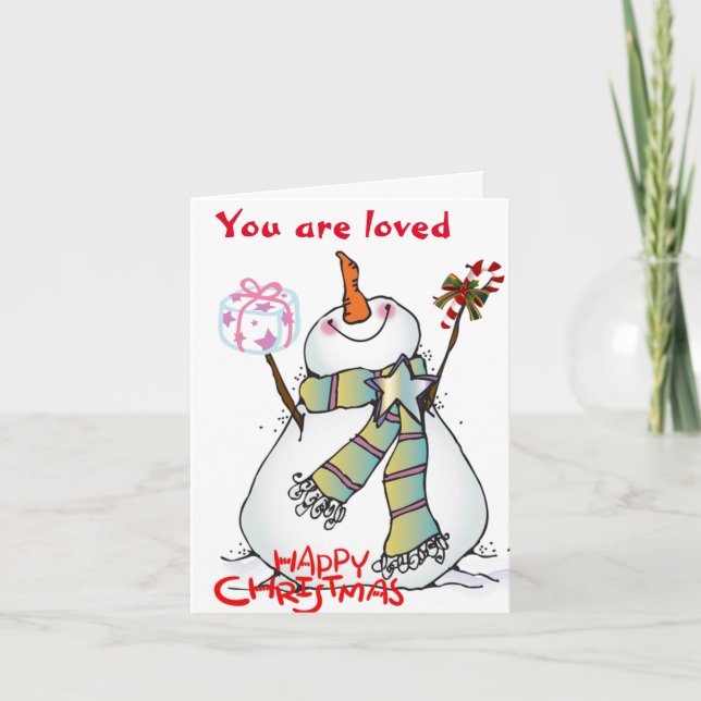 CARTES POUR FÊTES ANNUELLES VOUS ME FAITES ****UN BON NOËL"**** (Devant)