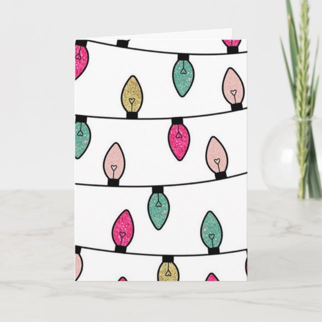 CARTES POUR FÊTES ANNUELLES ***VOUS*** METTEZ MA VIE EN LUMIÈRE (Devant)