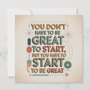 Cartes Pour Fêtes Annuelles Vous n'avez pas besoin d'être génial pour commence