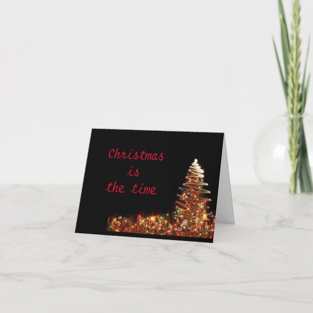 CARTES POUR FÊTES ANNUELLES VOUS RAPPELANT "JE SUIS VOTRE AMI" À NOËL (Devant)