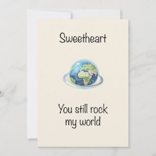 Cartes Pour Fêtes Annuelles Vous Rock My World