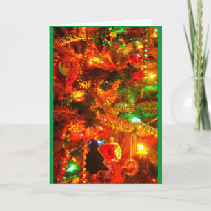 Cartes Pour Fêtes Annuelles Vous souhaitant Noël qui est joyeux et lumineux !