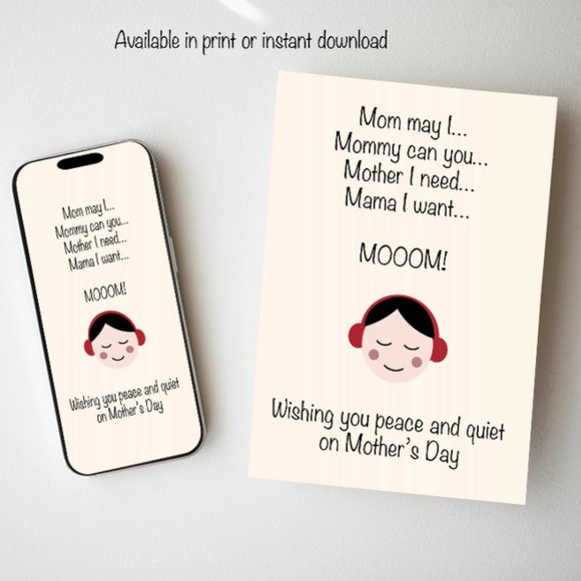 Cartes Pour Fêtes Annuelles Vous souhaitant paix et tranquillité pour la fête  (Créateur téléchargé)