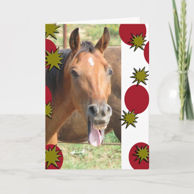 Cartes Pour Fêtes Annuelles Vous souhaitant un bon nombre de rires ! (Devant)