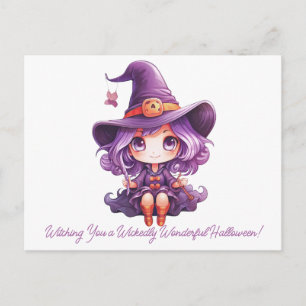 Cartes Pour Fêtes Annuelles Vous souhaitant un Halloween merveilleusement méch