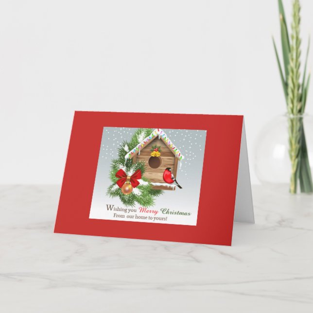 Cartes Pour Fêtes Annuelles Vous souhaitant un Joyeux Noël ! (Devant)