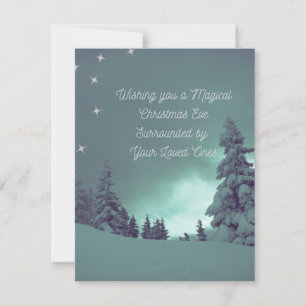 Cartes Pour Fêtes Annuelles Vous souhaitant un réveillon de Noël magique sur u