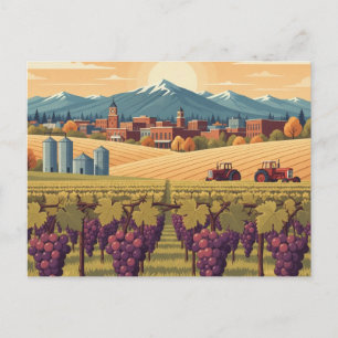 Cartes Pour Fêtes Annuelles Voyage à Walla Walla Washington