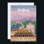 Cartes Pour Fêtes Annuelles Voyage Art Voyage à Pékin Chine<br><div class="desc">Voyage Art Voyage à Pékin Chine</div>
