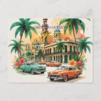 Voyage Cuba vintage - Salutations de La Havane