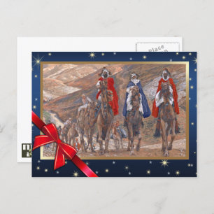Cartes Pour Fêtes Annuelles Voyage des Mages. Noël des beaux-arts