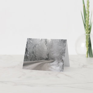 Cartes Pour Fêtes Annuelles Voyage d'hiver