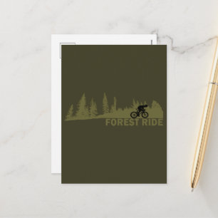 Cartes Pour Fêtes Annuelles voyage en forêt